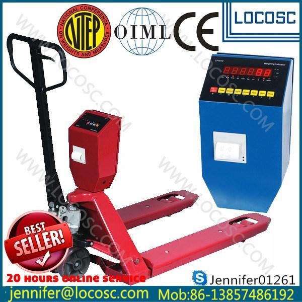Lp7625 Digital Industrial Lifting Pallet Trolley Scale