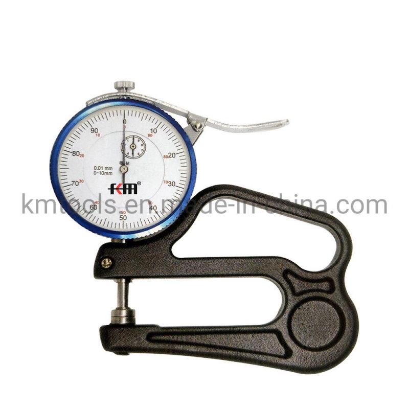 0.01mm Measure Instruments Handle Dial Thickness Gauges with 60mm Measuring Depth