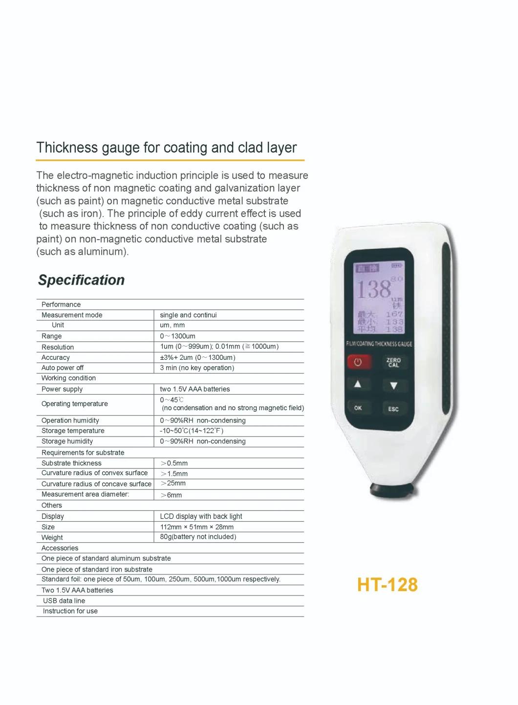 Lab Use Coating Thickness Gauge
