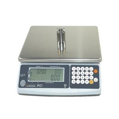 PC1 Electronic RS232 Bluetooth Retail Scale for Grocery Farmers Market