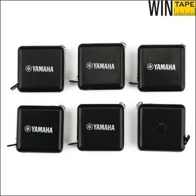 Promotional Gift Items Black Square Portable Logo OEM Tape Measures with Printed Logo