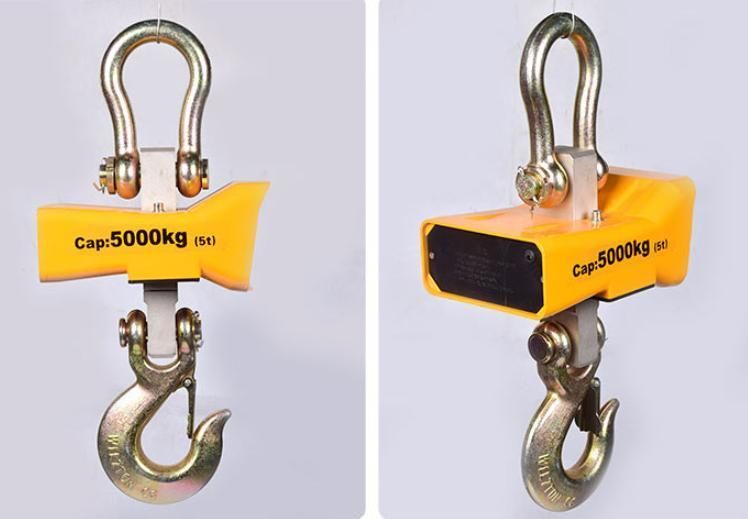 1000kg Weighting Hanging Hook Wireless Crane Scale with LED Display