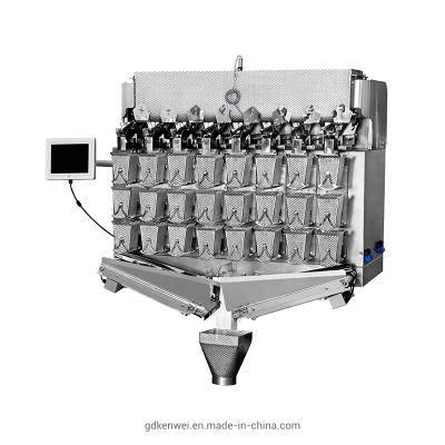 Screw Feeding Multihead Weigher for Weighing Mustard Pickles