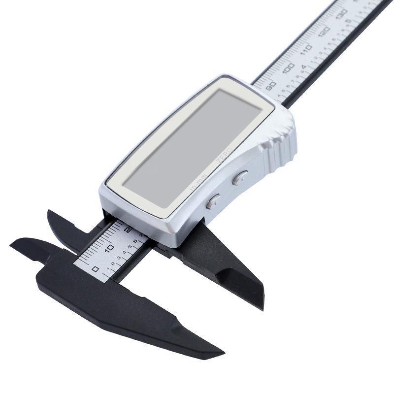 Plastic Digital Caliper 150mm Large Screen Electronic Vernier Caliper Carbon Fiber Metric Inch