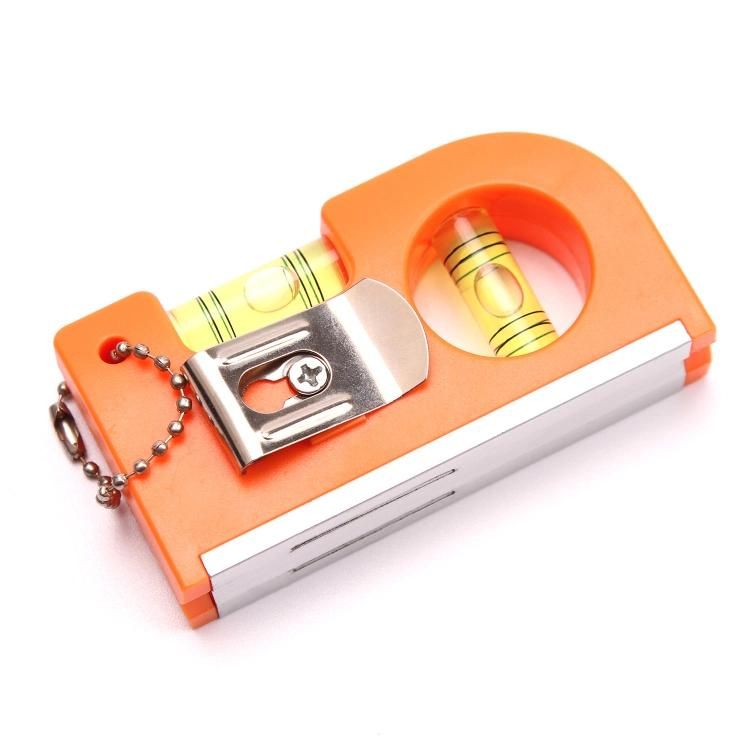 Wholesale Premium Picture Hanging Tool Easy Carry Storage Mini Orange Magnetic Spirit Bubble Level