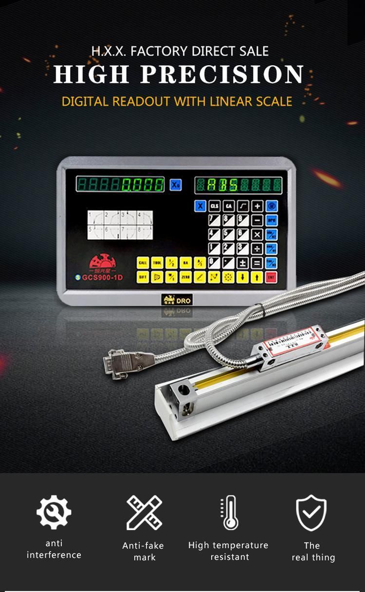High Quality Digital Readout (DRO) with 1axis and Linear Scale