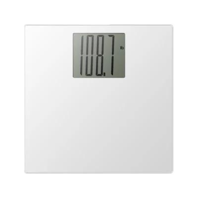 Bathroom Scale with Big LCD Display and Tempered Glass