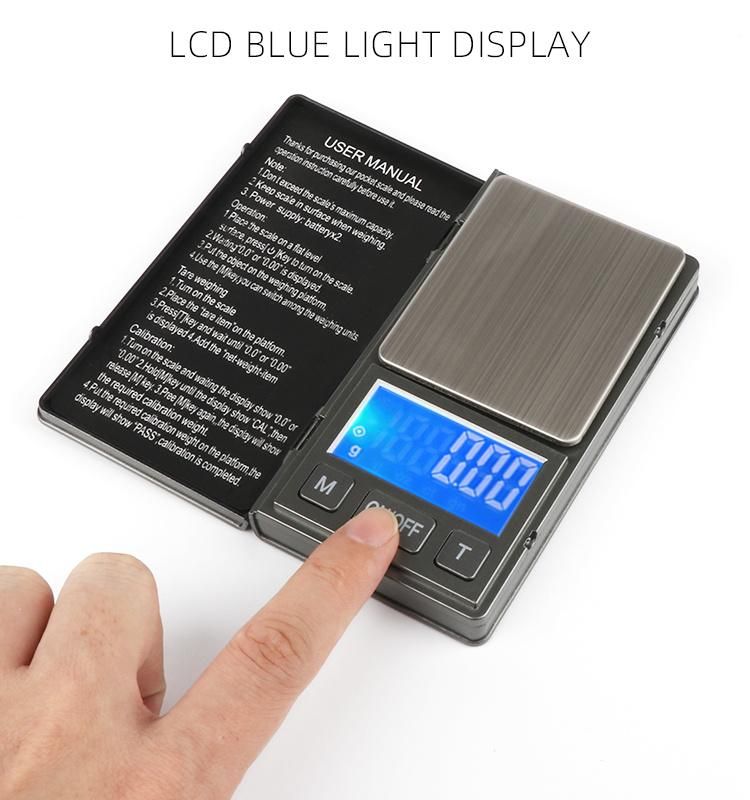 500g Capacity High Accuracy Portable Scale Electronic Digital Pocket Scale