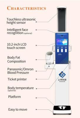 Height Weight Blood Pressure Machine Body Composition Analyzer Machine