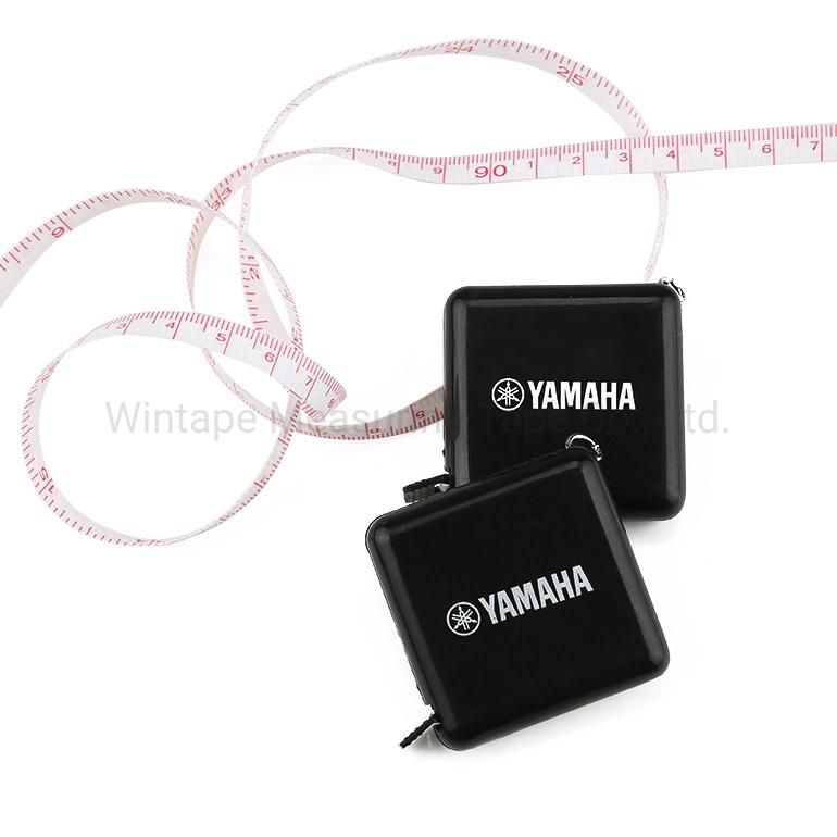 Promotional Gift Items Black Square Portable Logo OEM Tape Measures with Printed Logo