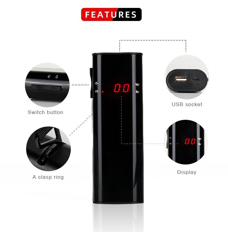 Multi-Function portable electronic Digital LCD Luggage Scale with Powerbank