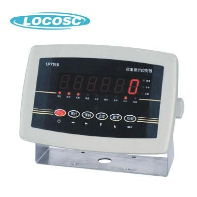 Stainless Steel Bracket Plastic Weighing Display Indicator