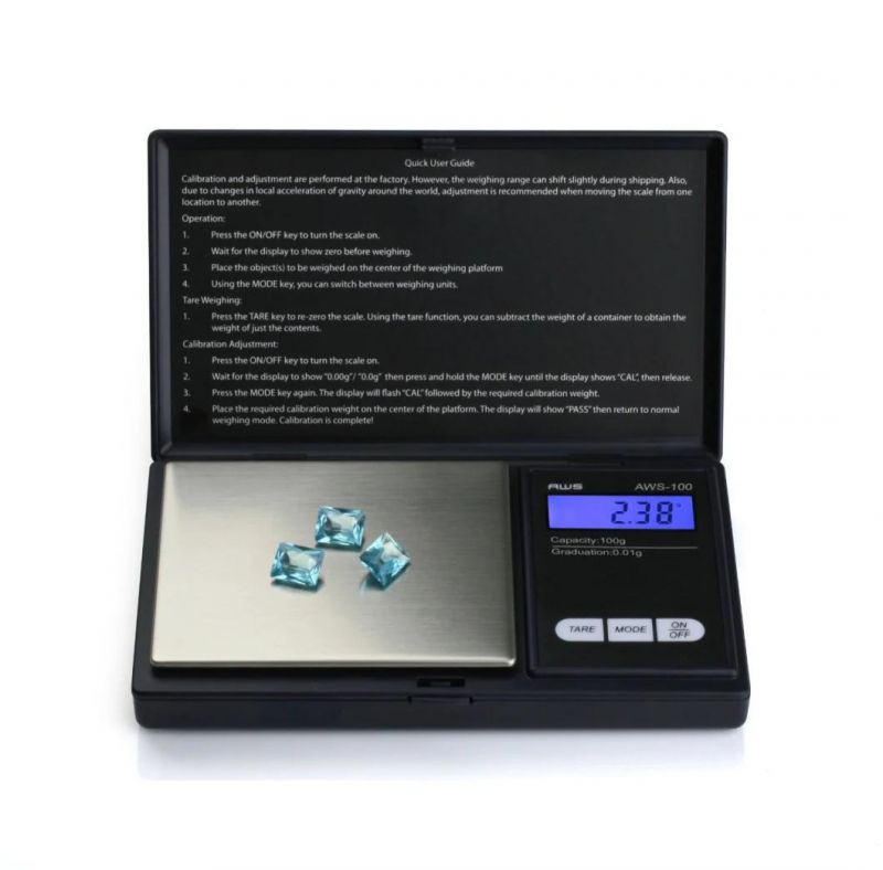 200g 0.01g Portable Electronic Weighing Scale