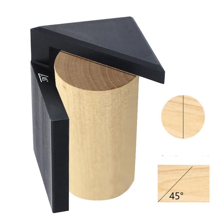 Woodworking 45 Degree Angle Scriber Right Angle Round Center Line Scriber Angle Ruler Beech Wood Scriber Precision Gauge
