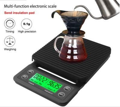 Electronic Balance Kitchen Coffee Timing Scales