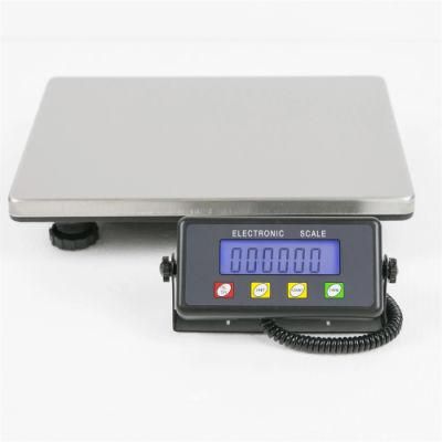 Industrial Heavy Duty Digital Shipping Postal Scale Parcel Office Bench Scale Large Platform 200kg/660lb LCD W/ AC Adapter