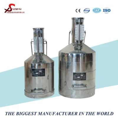 Stainless Steel Oil Stations Proving Tank 20L Measuring Can