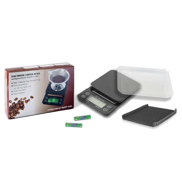 China Factory Digital Coffee Kitchen Weighing Scale 3kg 0.1g