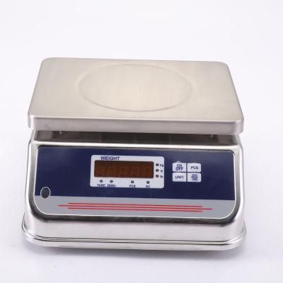 Stainless Steel Weighing Scale for Seafood Waterproof Counting Scale Good Price