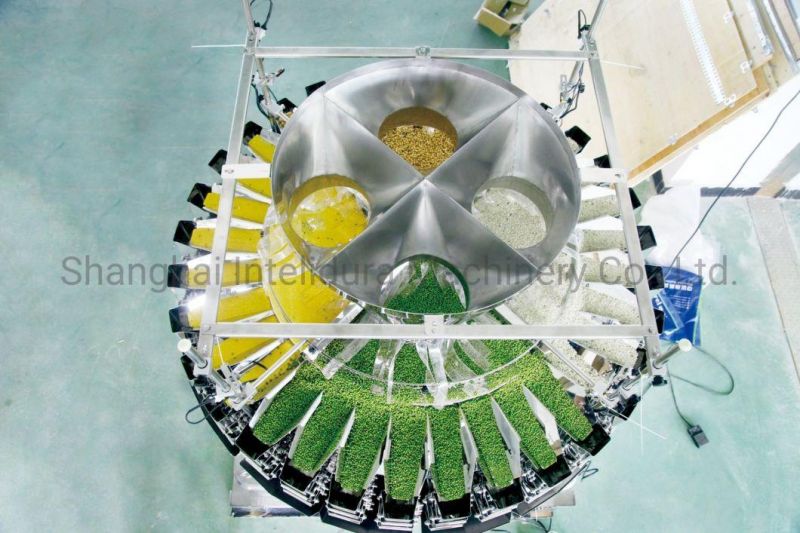 24 Heads Proportional Mixing Multihead Weigher for Dry Fruit Packaging