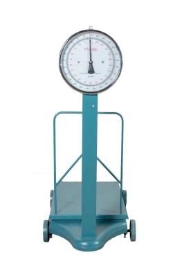 Ttz-200/300/500 Cart Type Mobile Double Dial Platform Scale, High Quality Weighting Scale