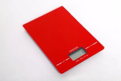 Digital Fruit Weighing Scale Tempered Glass Kitchen Scale