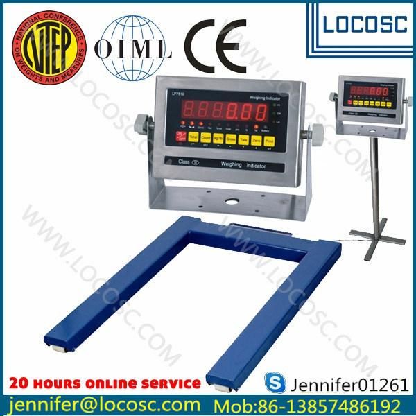 Pallet Scales (LP7624 Optinal indicator) Weighing Beam