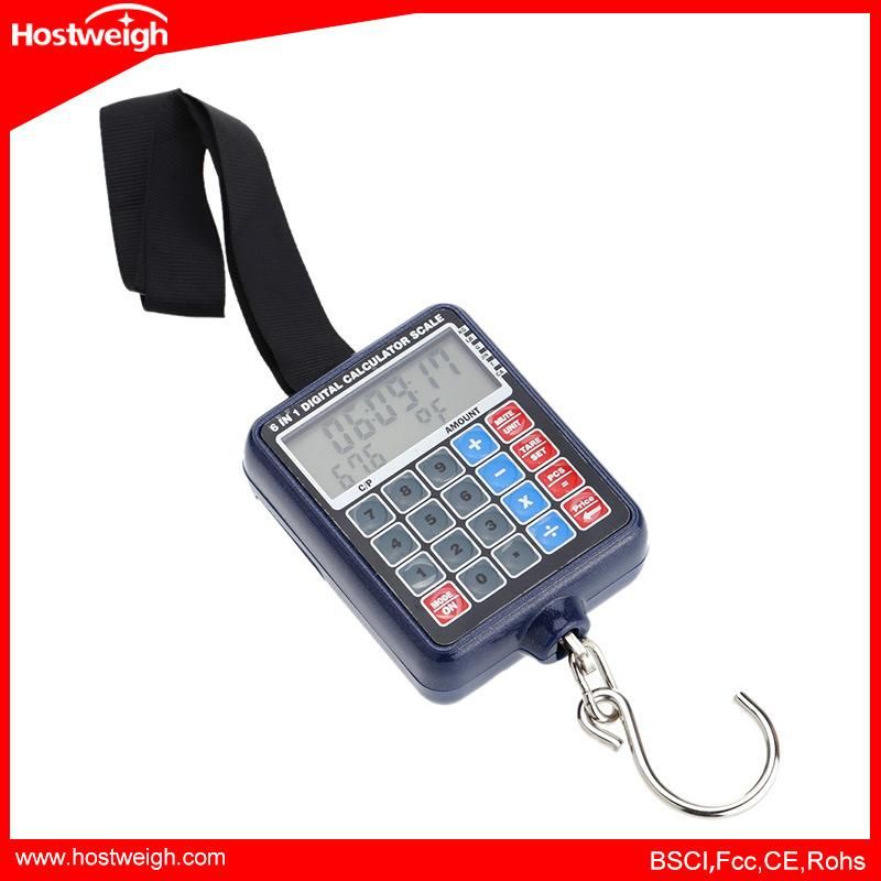 6 in 1 Multi-Functional Digital Scale Portable Pocket Scale Digital Calculator Scale 50kg/10g Register Shipping