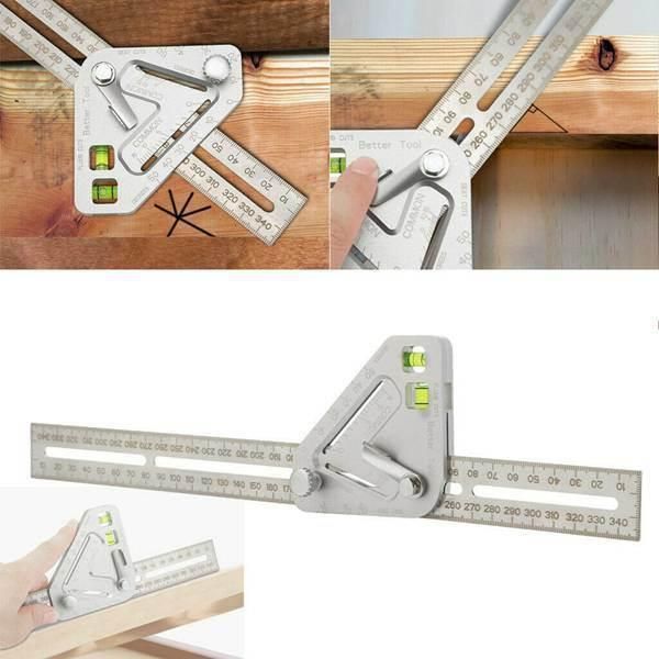 Utility Roof, Ceiling Innovation Woodworking Implement Multifunctional Measuring Tool Angle Ruler Angle Implement Woodworking Implement I251691