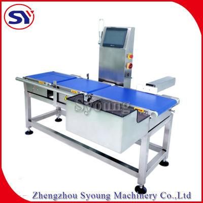 Food Grade Check Weigher Scale Conveyor Weighing System for Selecting Unqualified Products
