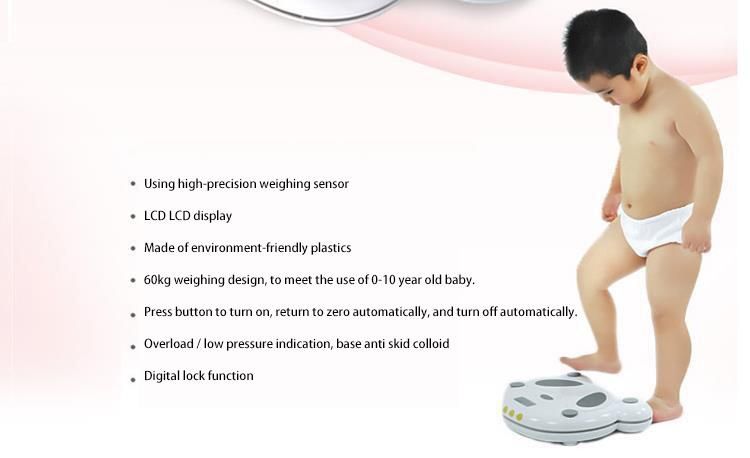 Digital Electronic Solid Color Weighing Hot Selling Electronic Mechanical Infant Baby Scale Electrical Weighting Scale