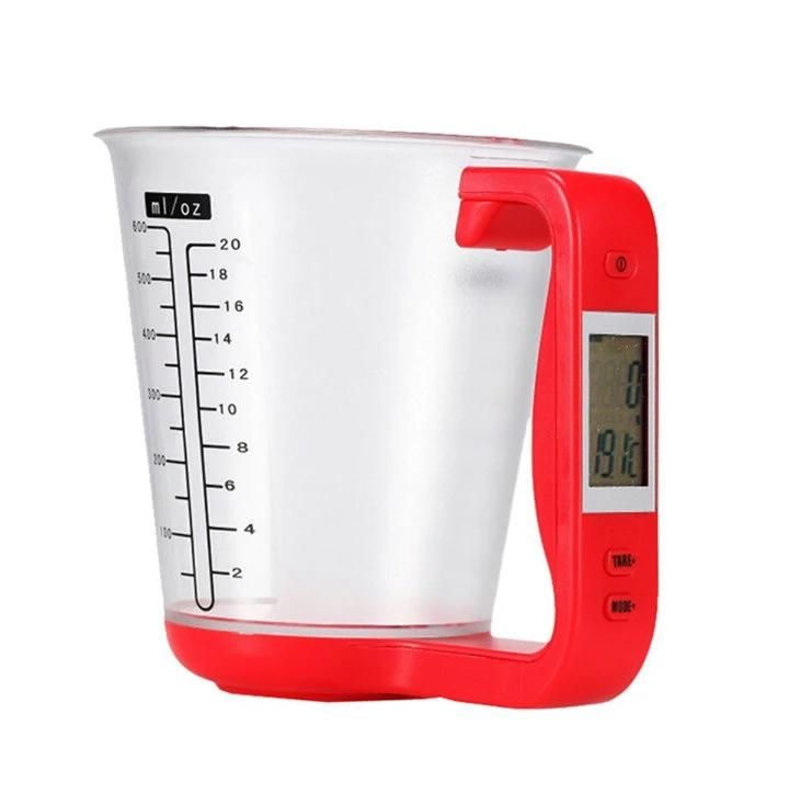 Digital Liquid Measure Cup Jug Household Scales with LCD Display