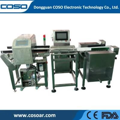 High Speed Combined Metal Detection and Check Weigher Machine