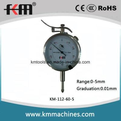 0-5mm Mechanical Dial Indicator with Lifting Lever on The Left