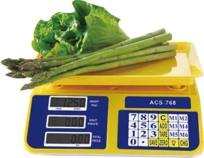 Digital Table Weighing Scale of 40kg Price Computing Weight Scale