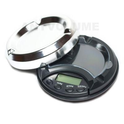 Digital Scale for Libra Jewelry Pocket Electronic Multifunctional Ashtray Scale