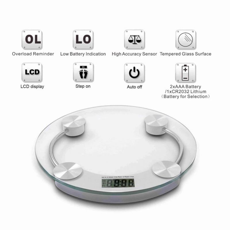 Digital Platform Bathroom Scale, High Precision Scale