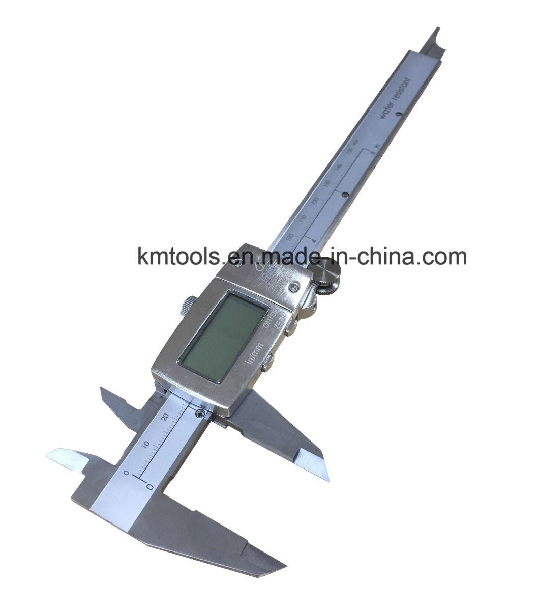 IP67 0-150mm/0-6′′ LCD Display Stainless Steel Digital Caliper