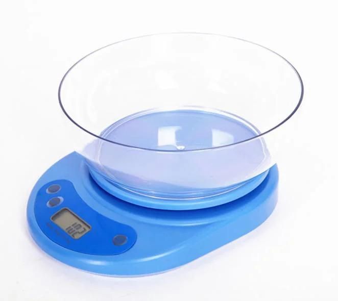5kg Digital Kitchen Scale with Bowl