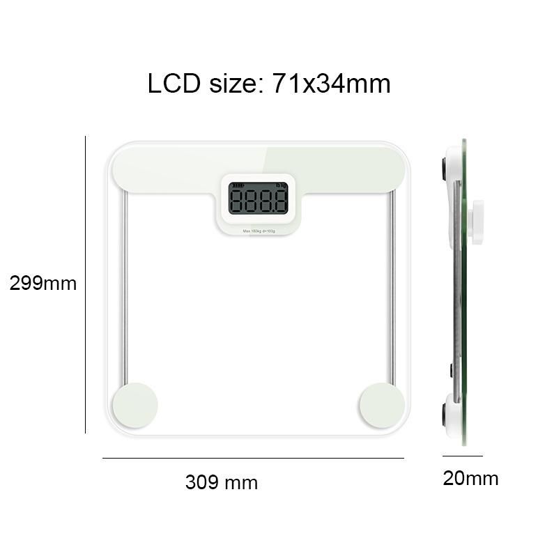 180kg Battery Free Body Scale
