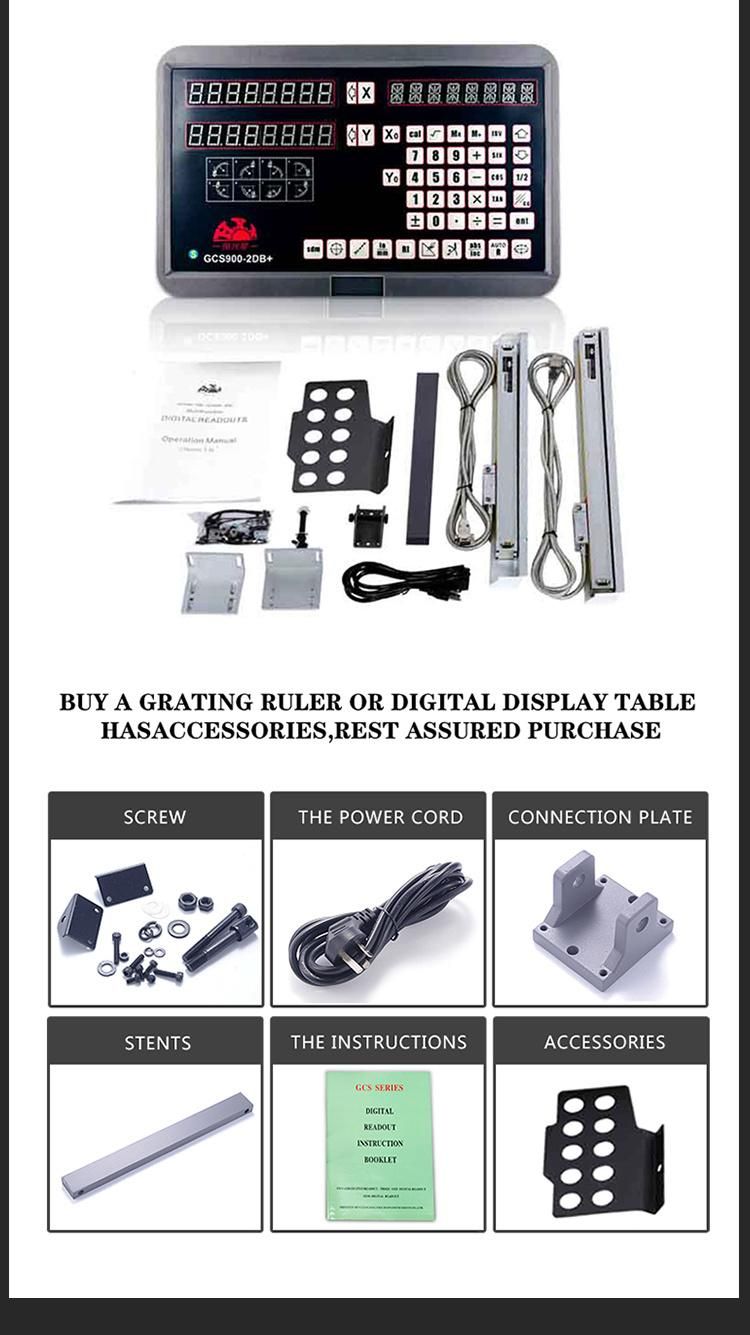 High Precision Universal Digital Hxx 2 Axis Dro