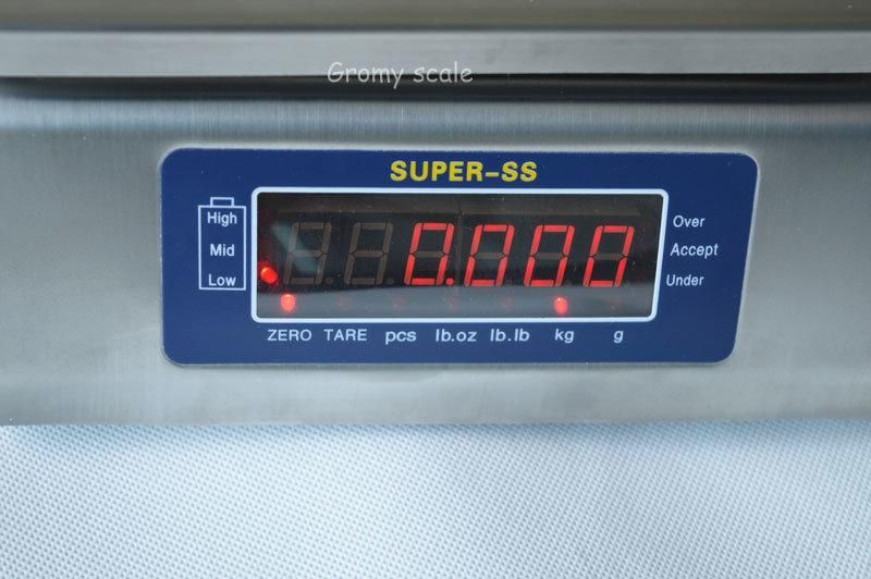 Electronic Rechargeable Waterproof Stainless Steel Weighing Scale 15kg 30kg