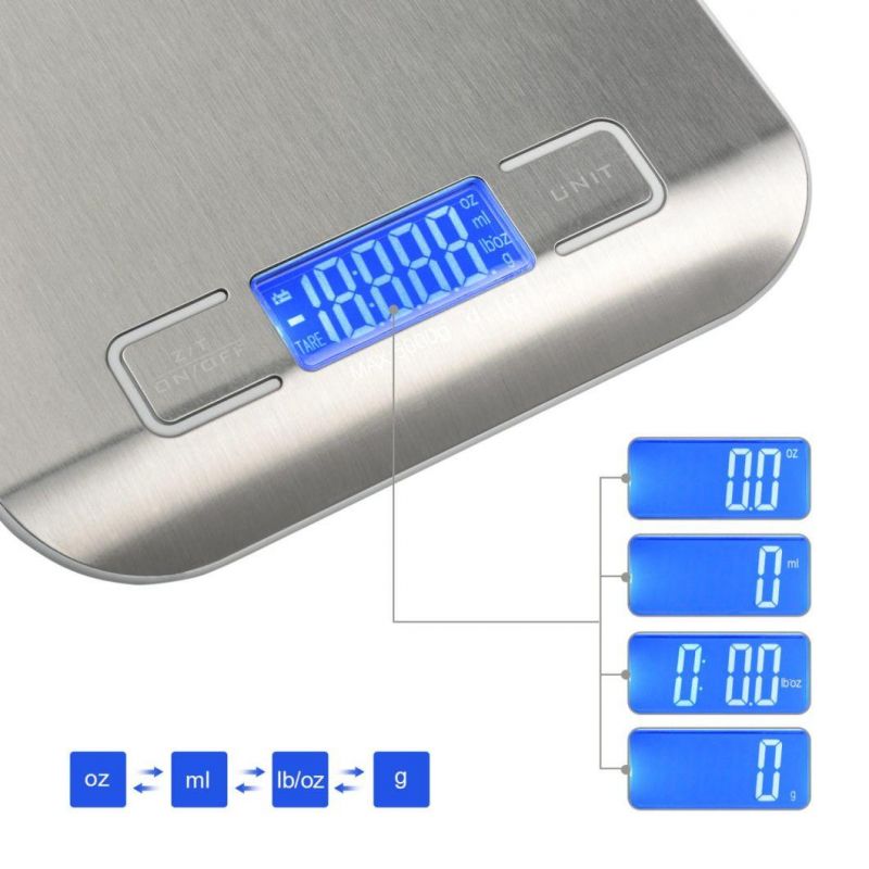 Best Selling Wholesale Stainless Steel Waterproof Digital Kitchen Scale