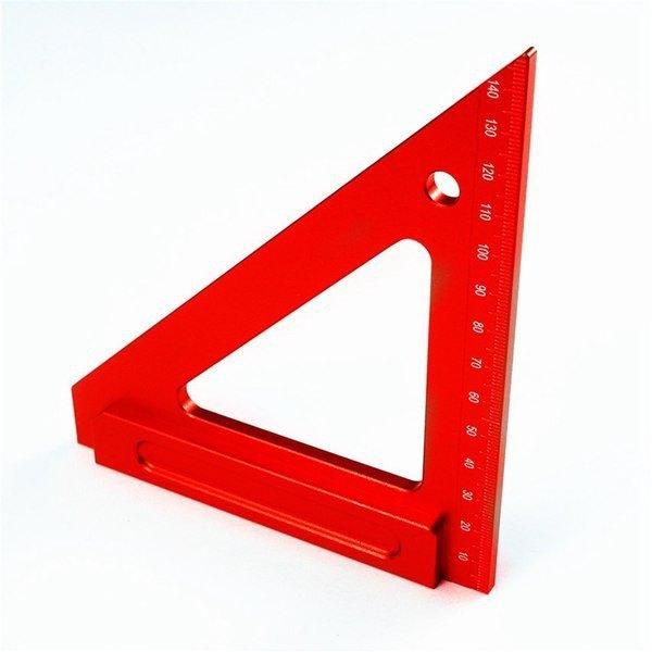 Woodworking Triangle Ruler Height Ruler Metric Ruler Right Angle Ruler Woodworking Aids Measuring Tool I185312