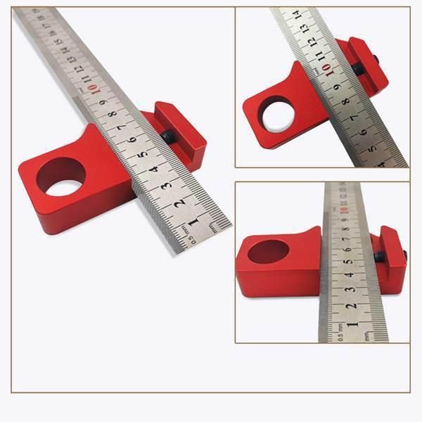 Woodworking Scribing Ruler 90 /45 Degree Adjustable Scribing Instrument