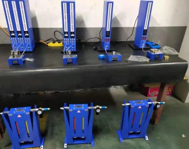 Air Micrometer Measure The Dimensions Work Using Air Flow