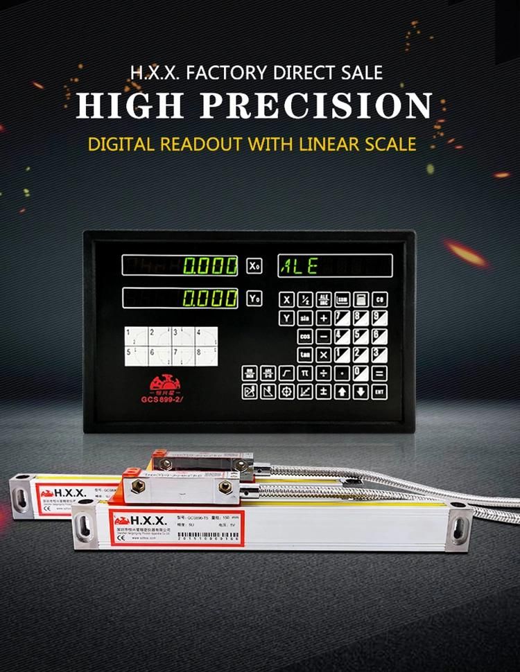 2 Axis Digital Readout Dro with Linear Scale for Grinder