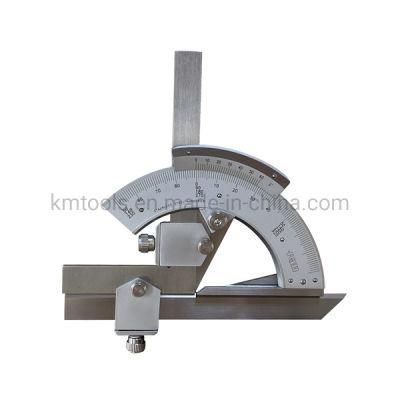 Precision Stainless Steel Folding Metal Positioning Angle Protractor for 0-320 Degree