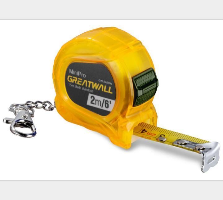 Mini ABS Housing Tape Measuring with Stop Button