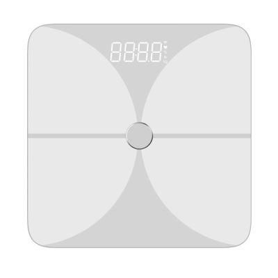 New Body Fat Scale with LED Display and Glass Platform for Weighing
